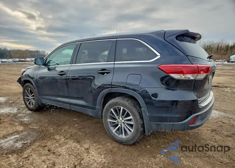 2019 Toyota Highlander Se из США, поврежденный, VIN 5TDJZRFH5KS951158